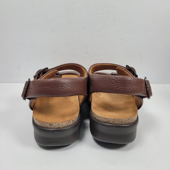 SAS Bravo Women's Brown Adjustable Strap Sandal US Size 9.5N - Picture 4 of 8